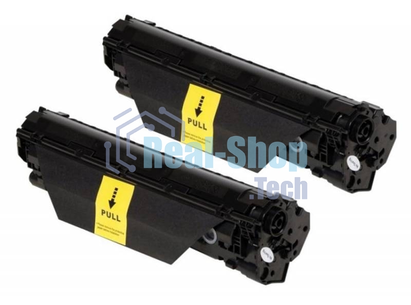 Картридж лазерный Cactus CS-CE285AD черный, комплект 2х1600 стр., для HP LJ P1102/P1102W/M1130/M1132