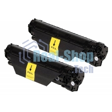 Картридж лазерный Cactus CS-CE285AD черный, комплект 2х1600 стр., для HP LJ P1102/P1102W/M1130/M1132