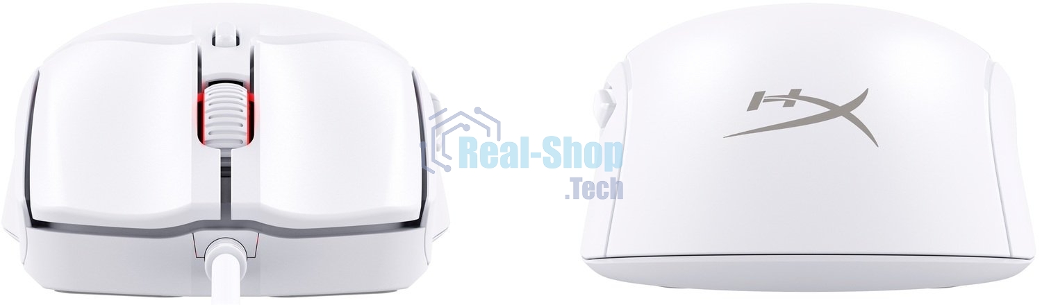 Мышь проводная HyperX Pulsefire Haste 2 белый, 26000 dpi, USB, кнопки - 6