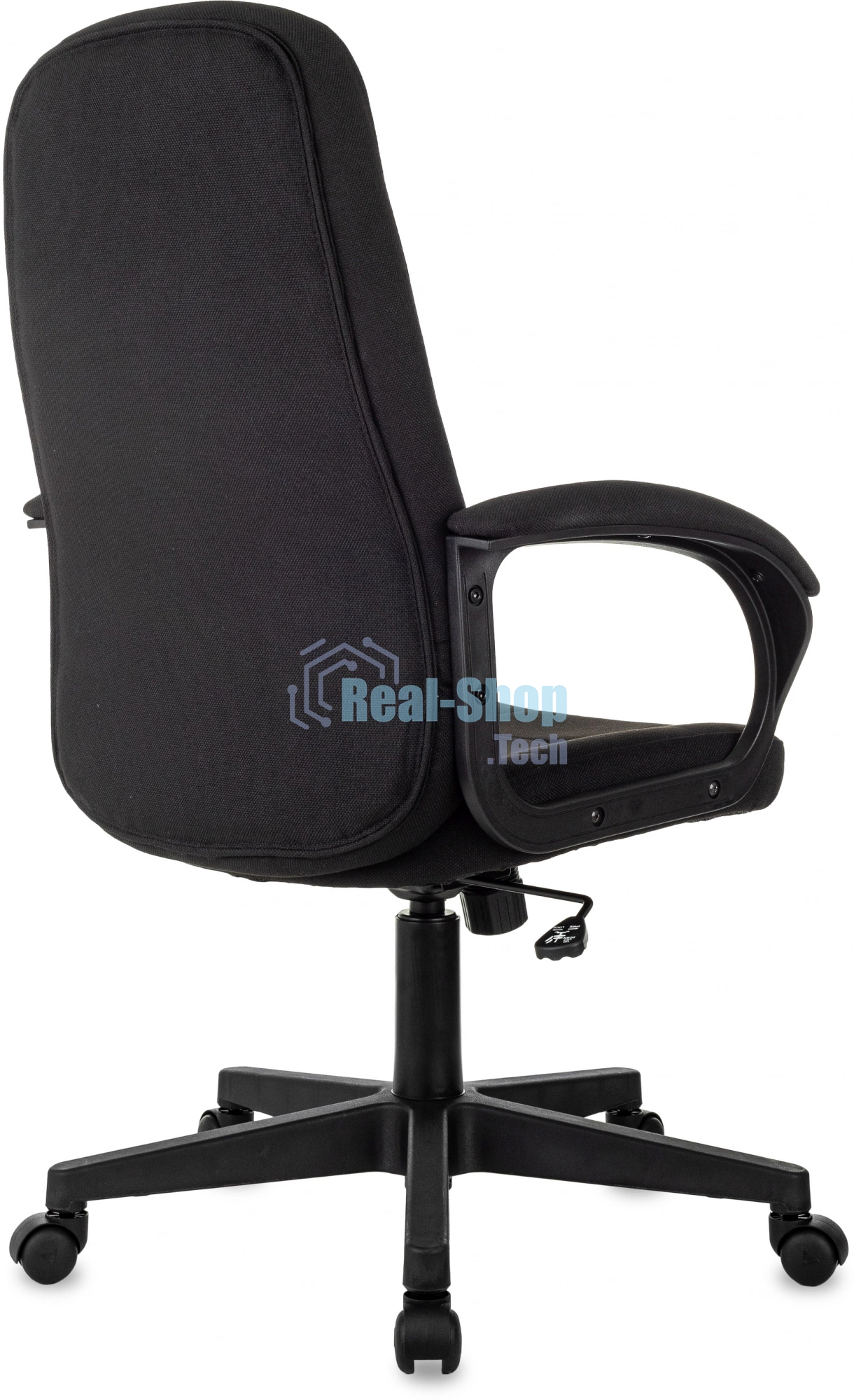 Кресло руководителя Бюрократ CH 002 Fabric 3C11 черный, крестов. пластик