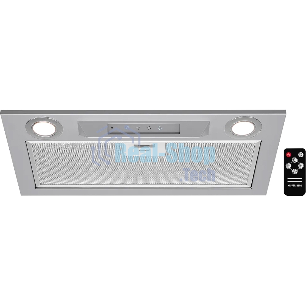 Вытяжка встраиваемая Kuppersberg Inlinea 52 Inox нержавеющая сталь, 52 см, 1300 куб. м/ч, 42 дБ