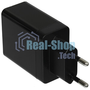Автомобильное зарядное устройство Qumo Energy light (Charger 0034), 2USB, 2А, черный