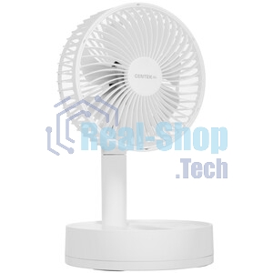 Вентилятор Centek CT-5043 белый, настольный, 8.5 Вт, 4 скорости, 15 см