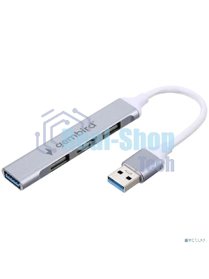 USB-концентратор Gembird UHB-C206, USB, USB 3.0/3xUSB 2.0, USB