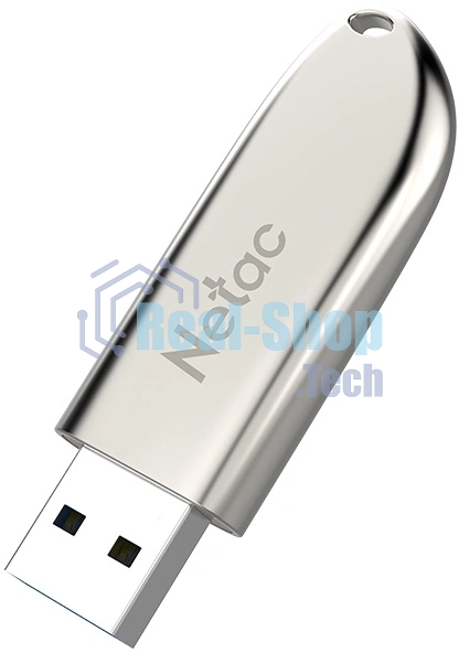 Флешка USB Netac U352 USB 3.0 128Gb NT03U352N-128G-32PN, металлическая, с колпачком