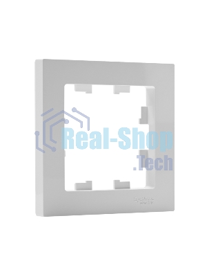 Рамка 1-м AtlasDesign белый SchE ATN000101