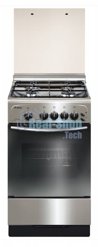 Плита газовая Gefest ПГ 3200-06 К62 серебристый, конфорок 4 шт, духовка 42 л, 50 см x 85 см x 57 см