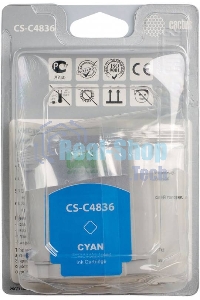 Картридж струйный Cactus CS-C4836 голубой (29 мл) для №11 HP 2000/2500/1000/1100/1200