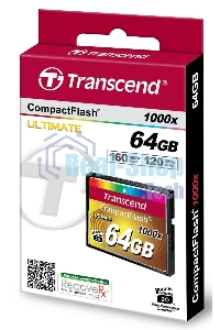 Флеш карта CF 64Gb Transcend TS64GCF1000 (1000X) 