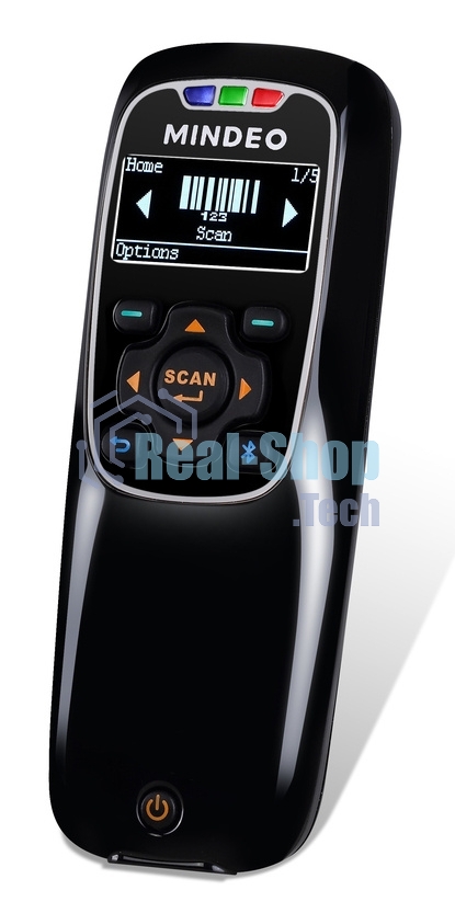 Сканер штрих-кода ручной Mindeo MS3690Plus Mark (MS3690-2D-HD(BT)) 2D имидж, беспроводной, 100 скан/сек, Bluethooth, USB, черный
