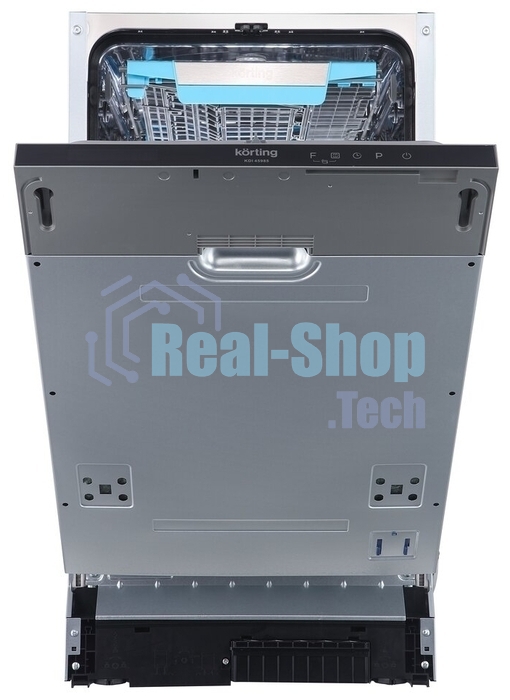 Встраиваемая посудомоечная машина Korting KDI 45985, нержавеющая сталь, 44.8 см, 10 компл., 44 дБ, класс A+++