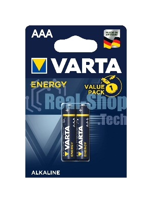 Батарейка Varta ENERGY LR03 AAA BL2 Alkaline 1.5V (4103) (2/20/100) (2 шт.)