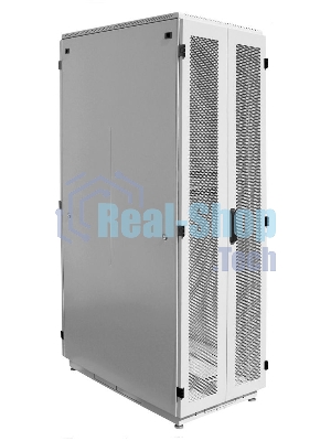 Шкаф серверный ЦМО (ШТК-М-42.8.10-48АА) напольный 42U 800x1000 мм пер. дв.перфор. задн. дв. перфор. 2-хст. 2 бок.пан. направл. под закл. гайки 710 кг серый 855 мм 129.15 кг 180 град. 2030 мм IP20 сталь