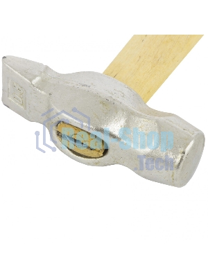 Молоток слесарный, 800 г, круглый боек, деревянная рукоятка Россия