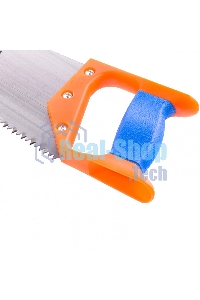 Ножовка по дереву, 400 мм, шаг зубьев 5 мм, пластиковая рукоятка (Ижевск) Россия