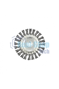 Щетка Matrix для УШМ, 125 мм, М14, Плоская, крученая проволока 0,5 мм