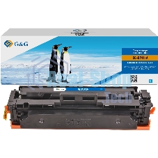 Картридж лазерный G&G GG-CF411A голубой (2300 стр.) для HP LJ M452DW/DN/NW M477FDW/M477FDN/M477FNW
