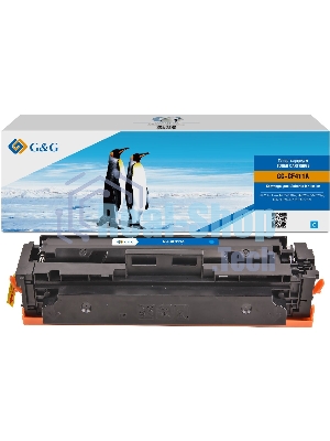 Картридж лазерный G&G GG-CF411A голубой (2300 стр.) для HP LJ M452DW/DN/NW M477FDW/M477FDN/M477FNW