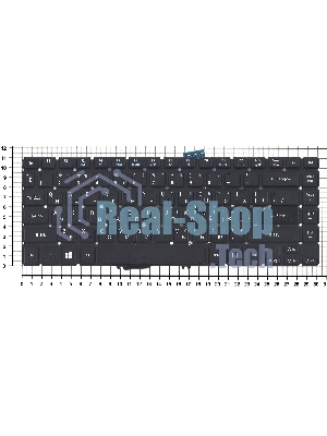 Клавиатура для ноутбука Acer Aspire M5-481T черная без рамки