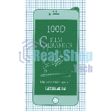 Керамическая пленка (стекло) для Iphone 6/6S plus белый