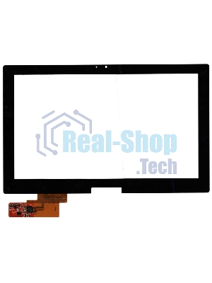 Сенсорное стекло (тачскрин) для Toshiba TCM11G04/TCM11G05 V0.1, черное