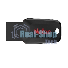 Флешка USB Netac U197 16Gb NT03U197N-016G-20BK, USB 2.0, пластиковая, черная