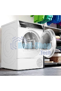 Сушильная машина Bosch WQB245B0ME белый, 9 кг, сушка - конденсационная, программ - 14, 59.8 x 84.2 x 65.1 см