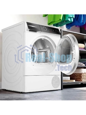 Сушильная машина Bosch WQB245B0ME белый, 9 кг, сушка - конденсационная, программ - 14, 59.8 x 84.2 x 65.1 см
