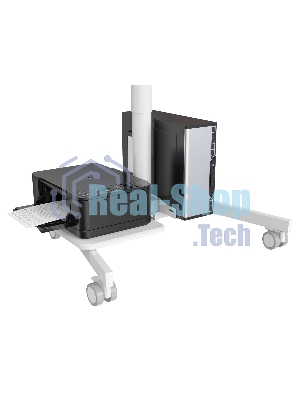 Стол для ноутбука Cactus VM-FDS108 столешница МДФ белый 71x39.2x110см (CS-FDS108WWT)