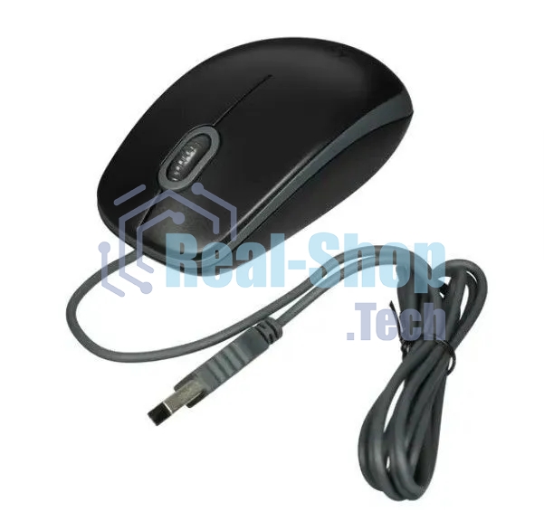 Мышь проводная Logitech M110 Silent черный, 1000 dpi, USB, кнопки - 3