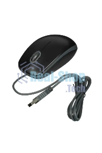 Мышь проводная Logitech M110 Silent черный, 1000 dpi, USB, кнопки - 3