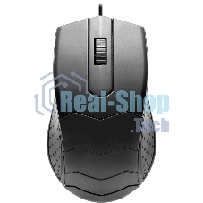 Мышь проводная Defender HIT MB-530 черный, 1000 dpi, USB, кнопки - 3