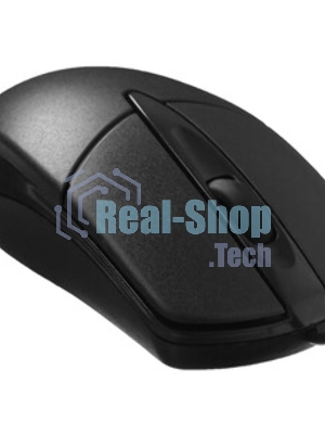 Мышь проводная Oklick 275M черный, 1000 dpi, USB, кнопки - 3
