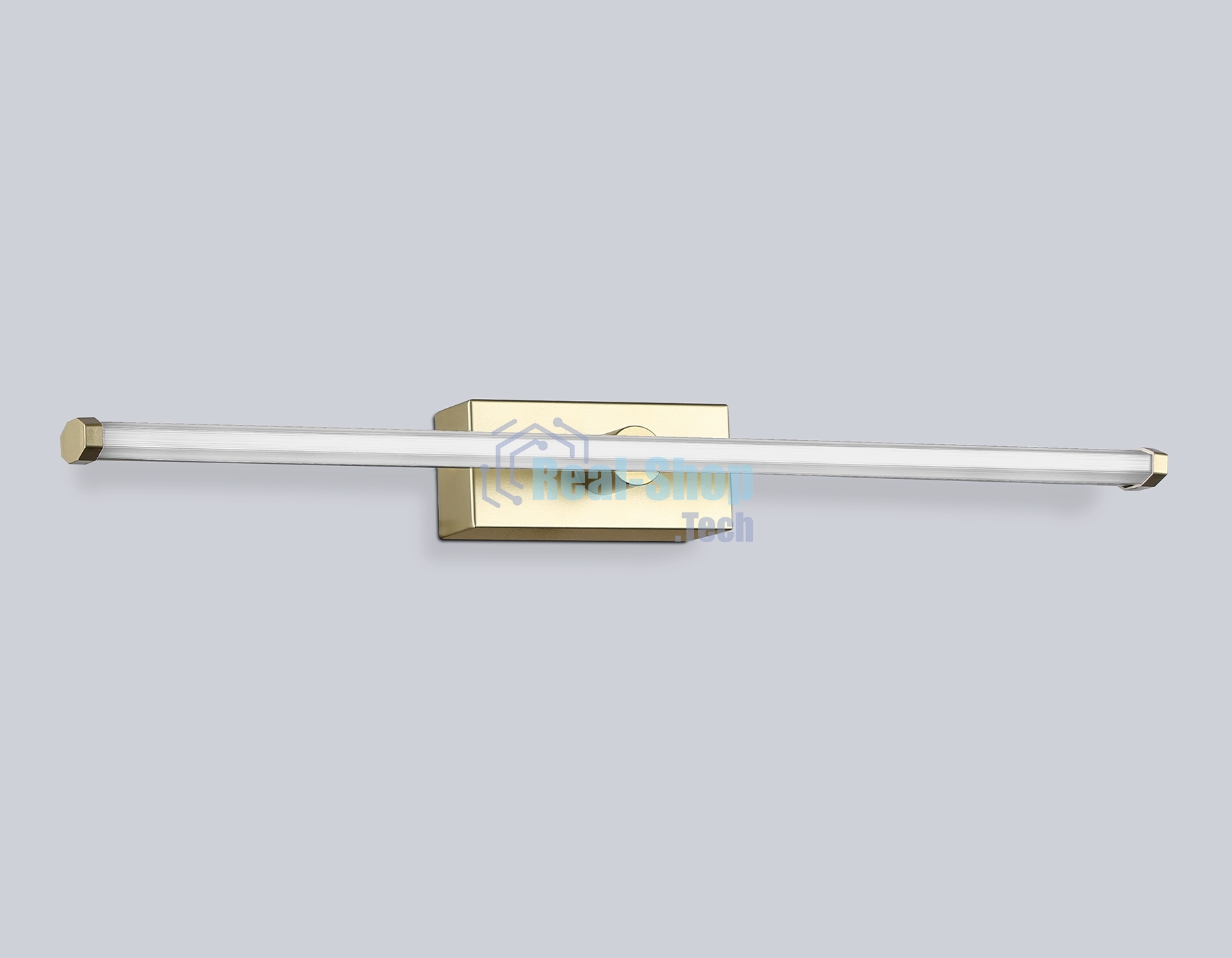 Настенный светодиодный светильник Ambrella light FL6114 GD золото 9W 3000K-6400K 410*45*80