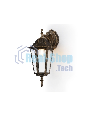 Уличный настенный светильник Ambrella light ST2019 GD/BK/CL золото/черный/прозрачный IP54 E27 max 40W 360*150*210