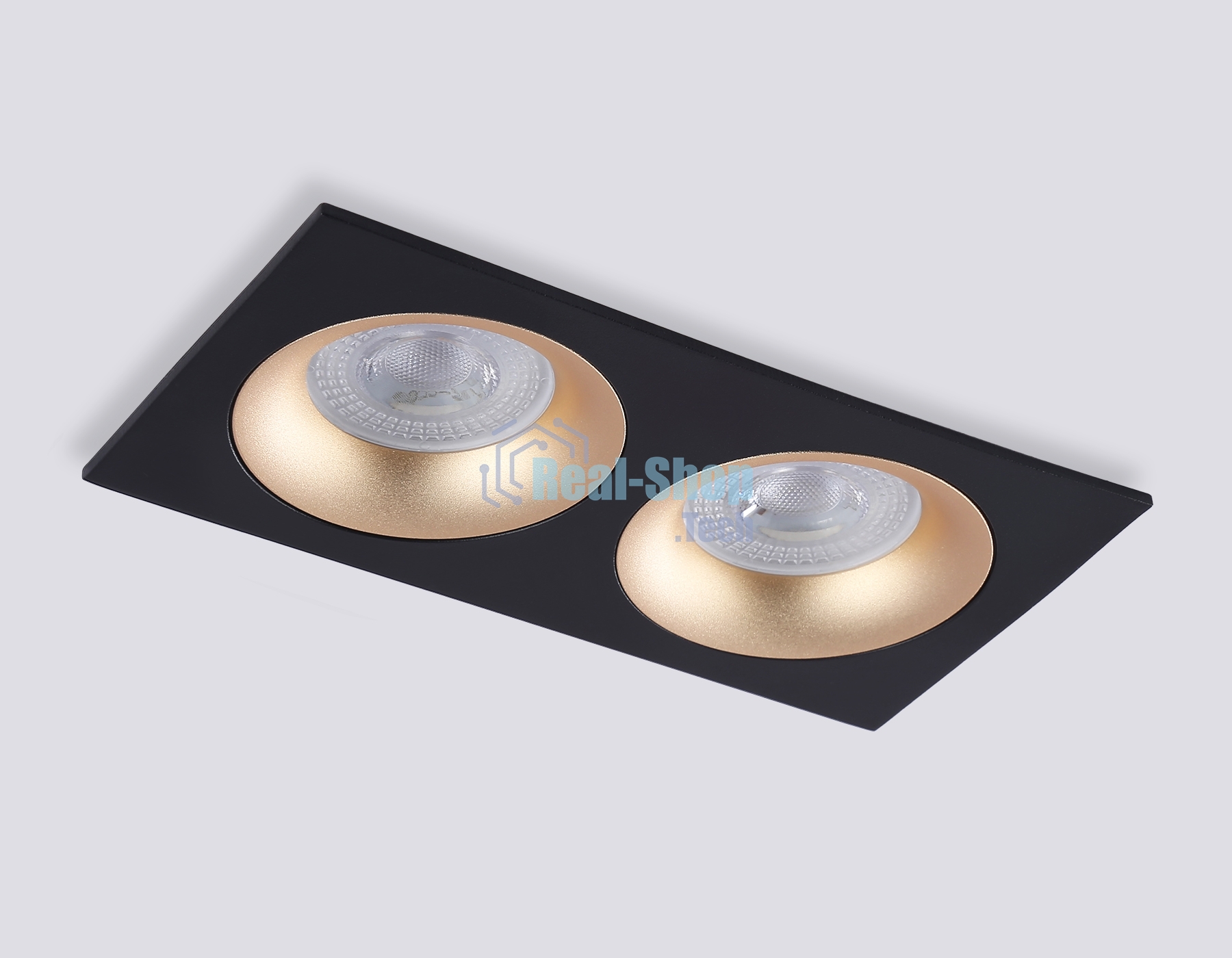 Светильник Ambrella light TN102735/2 BK/GD черный/золото GU5.3 175*92*23