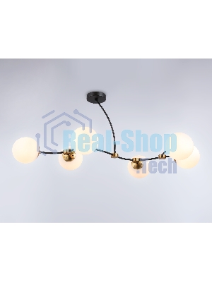 Светитльник Ambrella Light TR2555/6 BK/SB черный/бронза E27/6 max 60W 1160*600*450