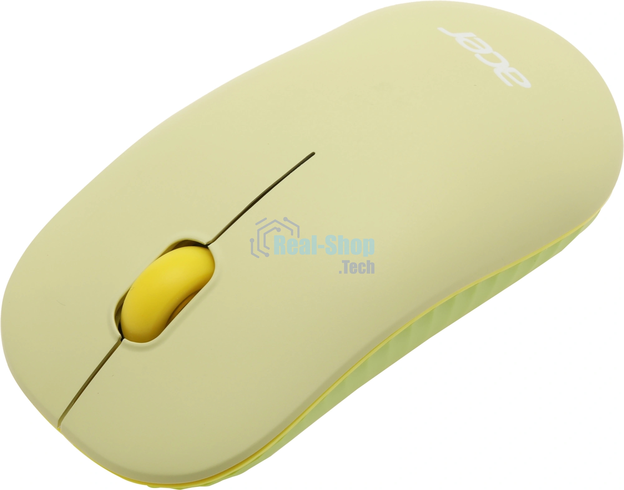 Комплект клавиатура + мышь Acer OCC205 беспроводной USB, 1200 dpi, зеленый/желтый