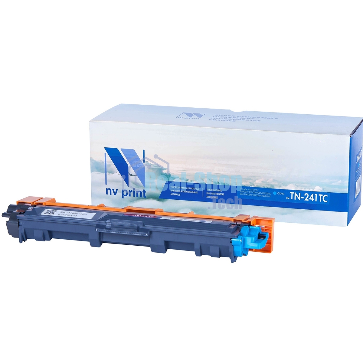 Картридж NVPrint совместимый Brother TN-241T Cyan для HL-3140CW/3150CDW/3170CDW/DCP-9020CDW/MFC-9140CDN/9330CDW/9340CDW (1400k)
