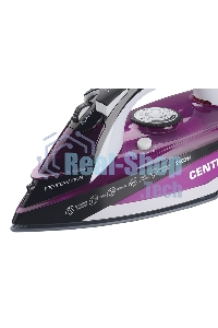 Утюг Centek CT-2344 VIOLET 2400Вт, керамическая подошва, мощный паровой удар, самоочистка, 330мл