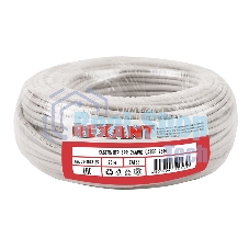 Кабель UTP Rexant 4PR 24AWG, CU (медь), cat.5e, 100 МГц, PVC, серый, бухта 25 м