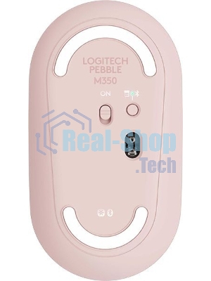 Мышь беспроводная Logitech Pebble M350 розовый, 1000 dpi, радиоканал, Bluetooth, USB, кнопки - 3