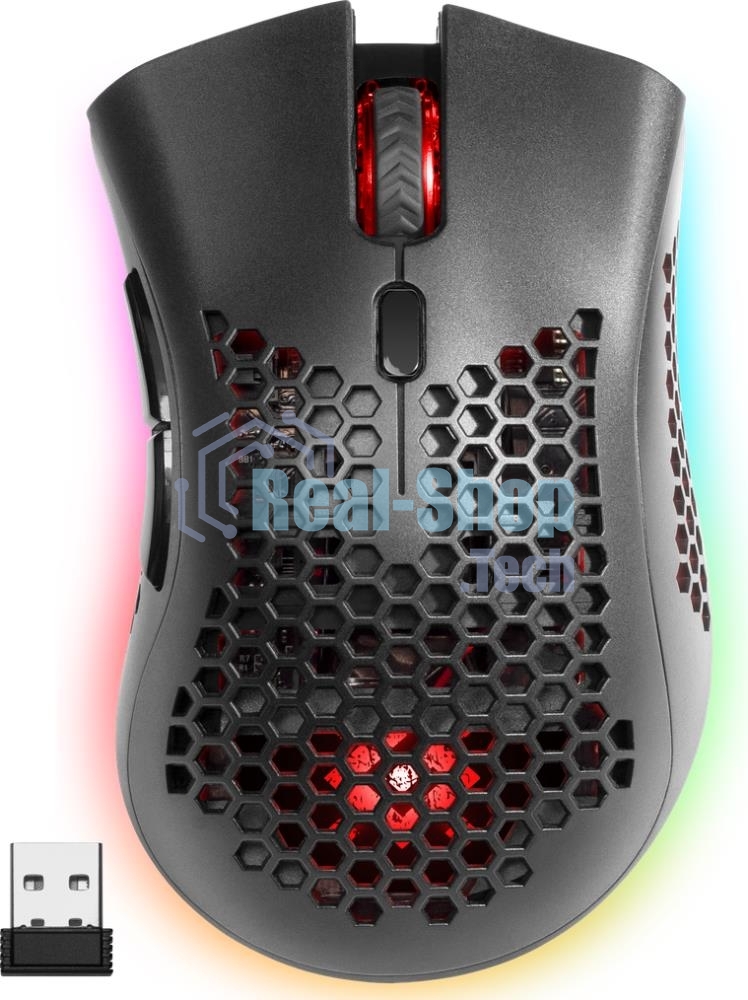 Мышь беспроводная Defender Warlock GM-709L черный, 2400 dpi, радиоканал, USB, кнопки - 8