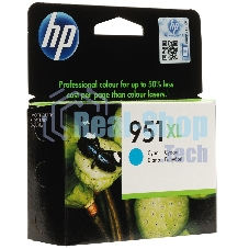 Картридж струйный HP 951XL CN046AE голубой для HP OJ Pro 8100/8600 (1500 стр.)