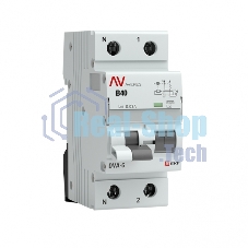 Выключатель автоматический дифференциального тока (C) Averes DVA-6 1P+N 40А/30мА тип АС 6кА