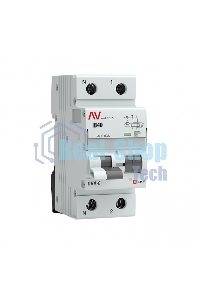 Выключатель автоматический дифференциального тока (C) Averes DVA-6 1P+N 40А/30мА тип АС 6кА