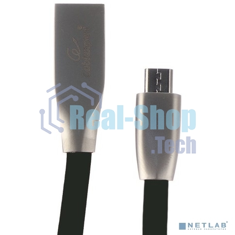 Кабель USB2.0 Cablexpert CC-G-mUSB01Bk-1.8M, AM/microB, серия Gold, длина 1.8м, черный, блистер