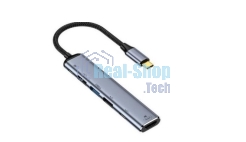 Кабель Type-C на HDMI + USB 3.1 + Type-C + USB 2.0 x2 + PD