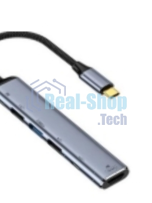 Кабель Type-C на HDMI + USB 3.1 + Type-C + USB 2.0 x2 + PD