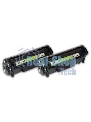 Картридж лазерный Cactus CS-Q2612AD черный (2x2000 стр.) для HP 1010/1012/1015/1018/1020/1022/3015/3020